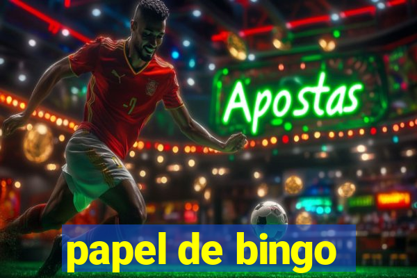 papel de bingo